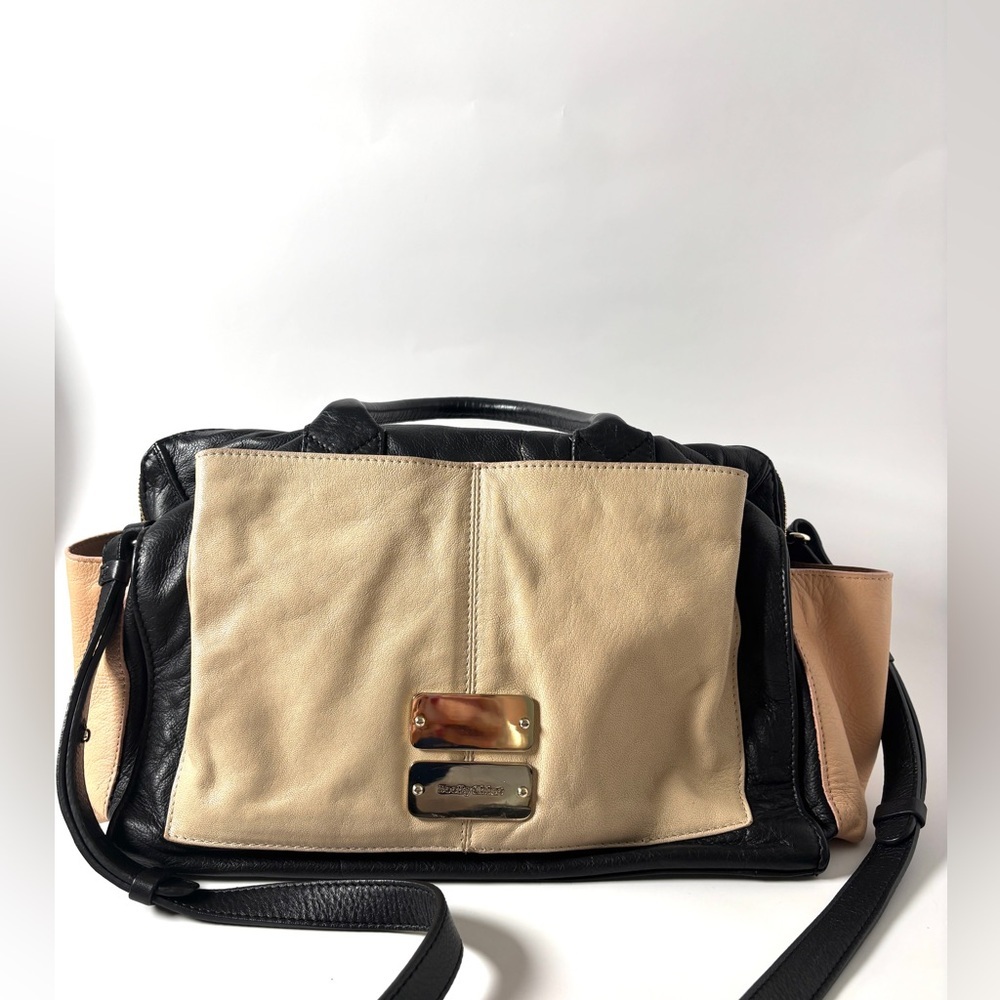 See by Chloé Satchel – Tricolor Leather Shoulder Bag